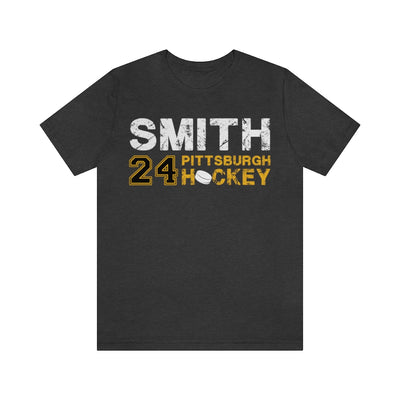 Smith 24 Pittsburgh Hockey Unisex Jersey Tee