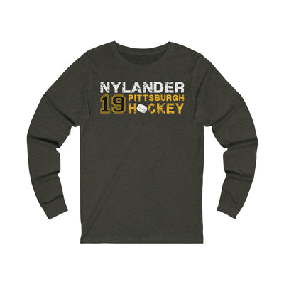 Nylander 19 Pittsburgh Hockey Unisex Jersey Long Sleeve Shirt
