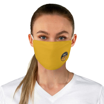 Ladies Of The Penguins Small Logo Adjustable Face Mask In Yellow