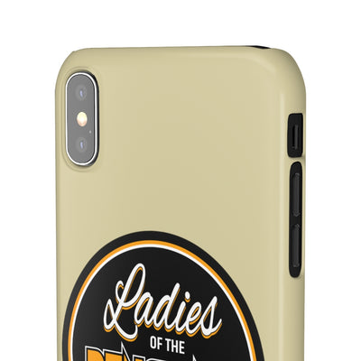 Ladies Of The Penguins Snap Phone Cases In Gold