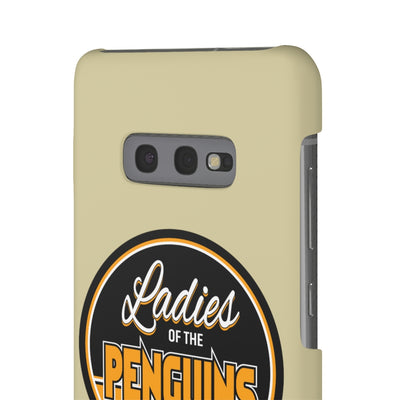 Ladies Of The Penguins Snap Phone Cases In Gold