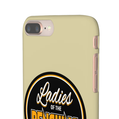 Ladies Of The Penguins Snap Phone Cases In Gold