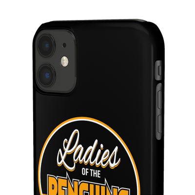 Ladies Of The Penguins Snap Phone Cases In Black