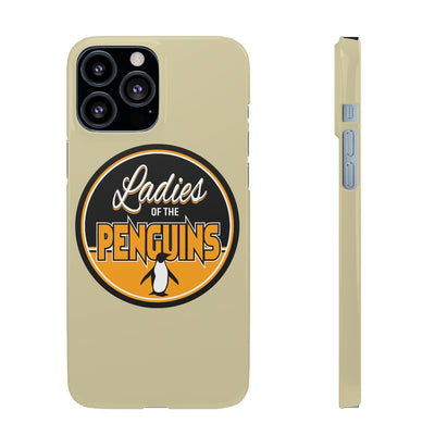 Ladies Of The Penguins Snap Phone Cases In Gold