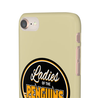 Ladies Of The Penguins Snap Phone Cases In Gold