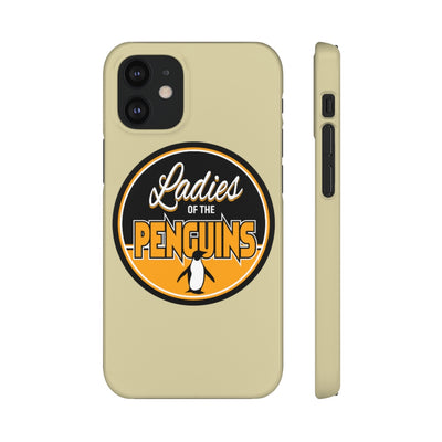 Ladies Of The Penguins Snap Phone Cases In Gold