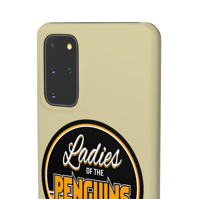 Ladies Of The Penguins Snap Phone Cases In Gold