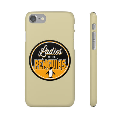 Ladies Of The Penguins Snap Phone Cases In Gold