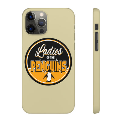 Ladies Of The Penguins Snap Phone Cases In Gold