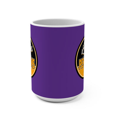 Ladies Of The Penguins Ceramic Coffee Mug, Purple, 15oz