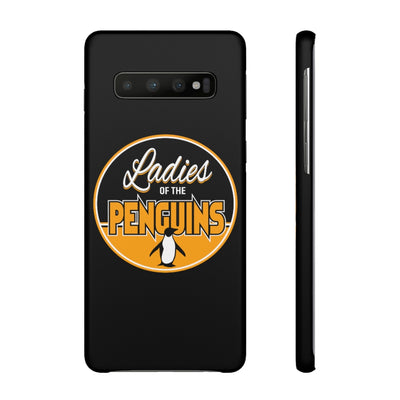 Ladies Of The Penguins Snap Phone Cases In Black