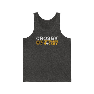 Crosby 87 Pittsburgh Hockey Unisex Jersey Tank Top