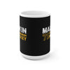 Malkin 71 Pittsburgh Hockey Ceramic Coffee Mug In Black, 15oz