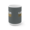 Carter 77 Pittsburgh Hockey Ceramic Coffee Mug In Gray, 15oz