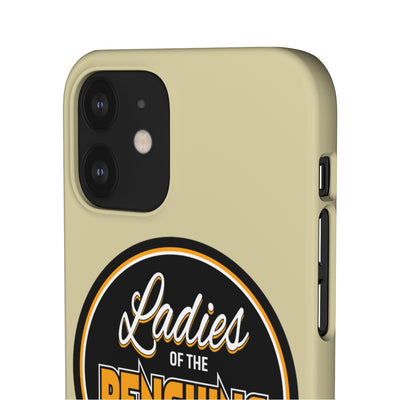 Ladies Of The Penguins Snap Phone Cases In Gold