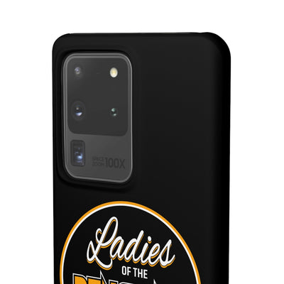 Ladies Of The Penguins Snap Phone Cases In Black