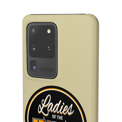 Ladies Of The Penguins Snap Phone Cases In Gold