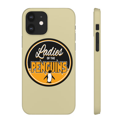 Ladies Of The Penguins Snap Phone Cases In Gold