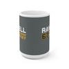 Rakell 67 Pittsburgh Hockey Ceramic Coffee Mug In Gray, 15oz