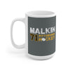 Malkin 71 Pittsburgh Hockey Ceramic Coffee Mug In Gray, 15oz
