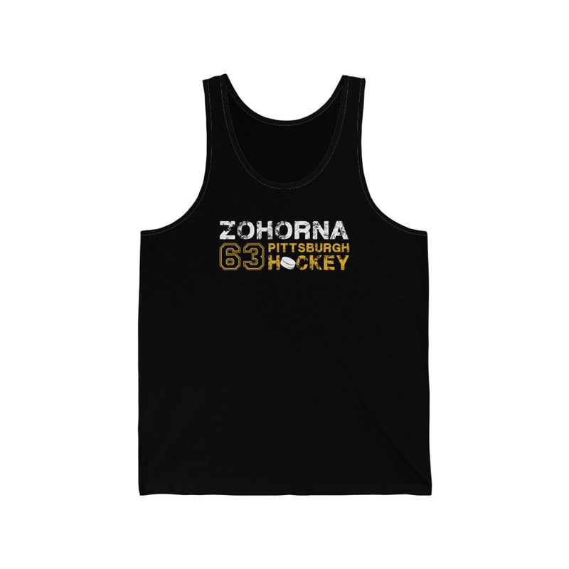 Zohorna 63 Pittsburgh Hockey Unisex Jersey Tank Top