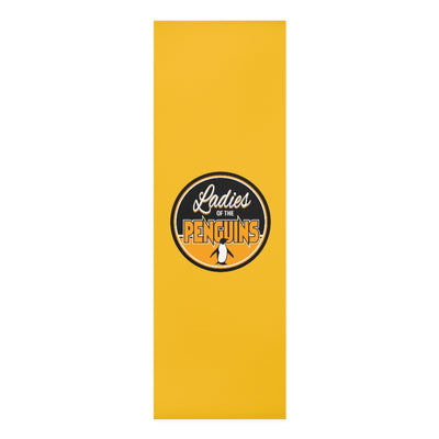 Ladies Of The Penguins Foam Yoga Mat In Yellow