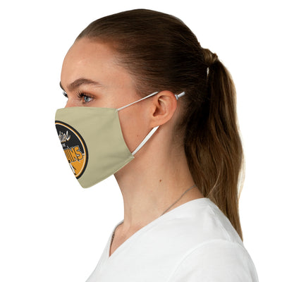 Ladies Of The Penguins Adjustable Face Mask In Gold