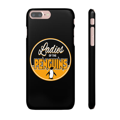 Ladies Of The Penguins Snap Phone Cases In Black