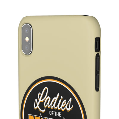 Ladies Of The Penguins Snap Phone Cases In Gold