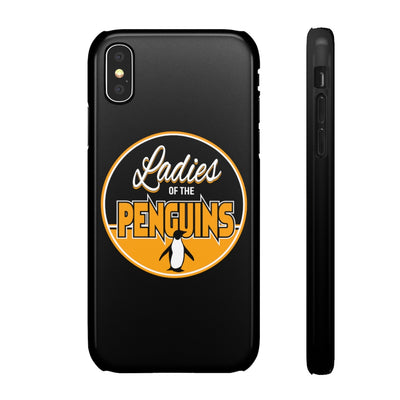 Ladies Of The Penguins Snap Phone Cases In Black