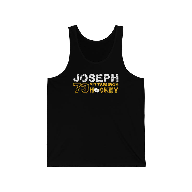 Joseph 73 Pittsburgh Hockey Unisex Jersey Tank Top