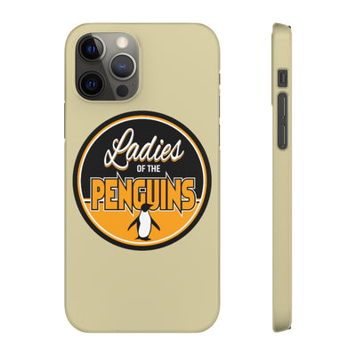 Ladies Of The Penguins Snap Phone Cases In Gold