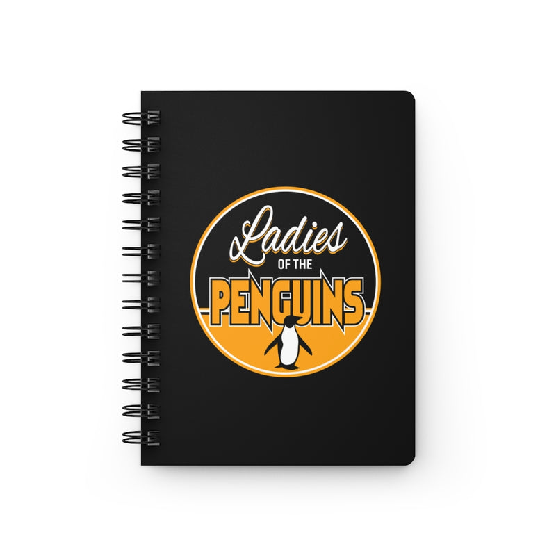 Ladies Of The Penguins Spiral Bound Journal In Black