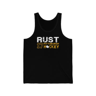 Rust 17 Pittsburgh Hockey Unisex Jersey Tank Top