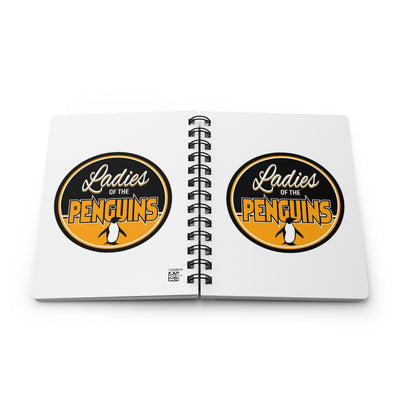 Ladies Of The Penguins Spiral Bound Journal In White