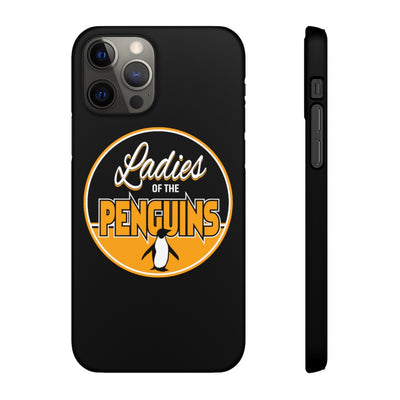 Ladies Of The Penguins Snap Phone Cases In Black