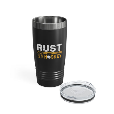 Rust 17 Pittsburgh Hockey Ringneck Tumbler, 20 oz