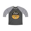 Ladies Of The Penguins Unisex Fit Tri-Blend 3/4 Sleeve Raglan Tee