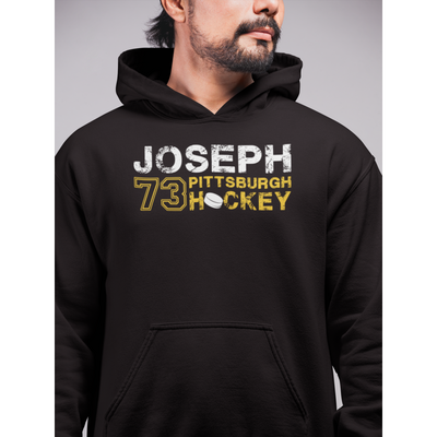 Joseph 73 Pittsburgh Hockey Unisex Hooded Sweatshirt