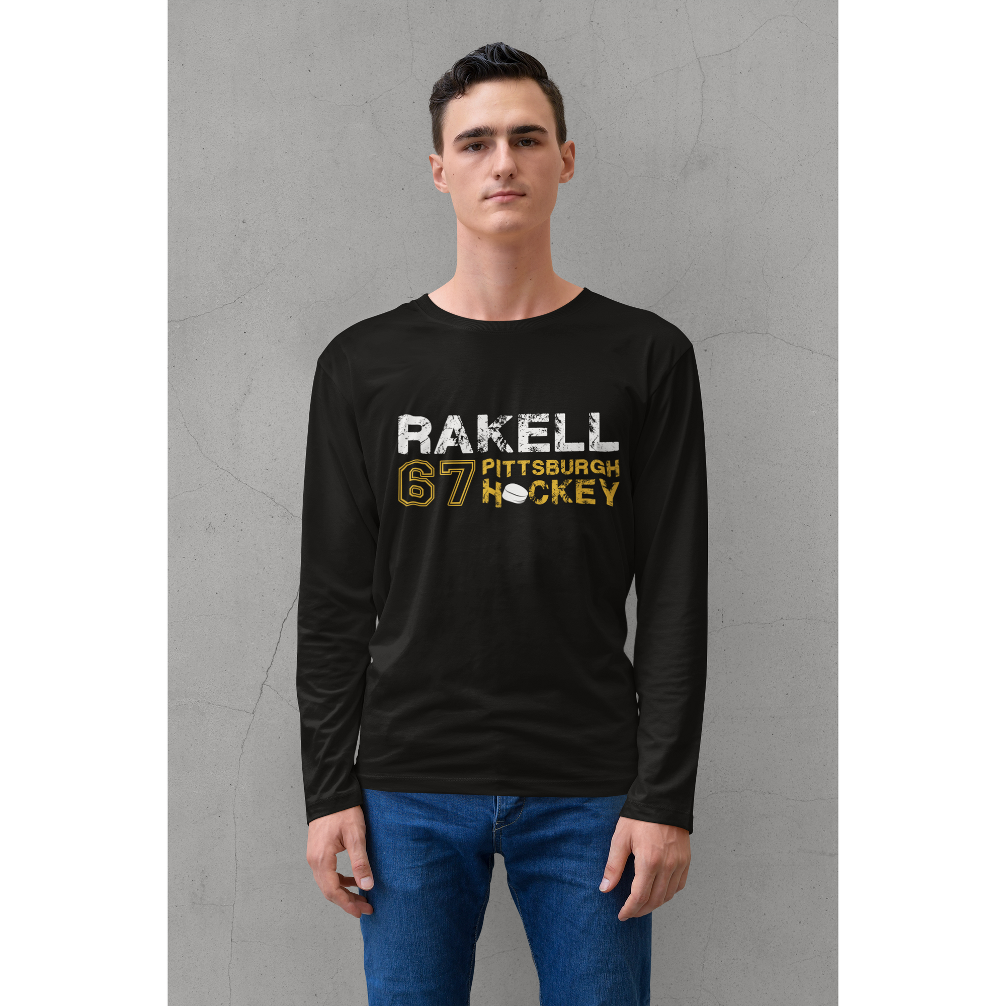 Rakell 67 Pittsburgh Hockey Unisex Jersey Long Sleeve Shirt